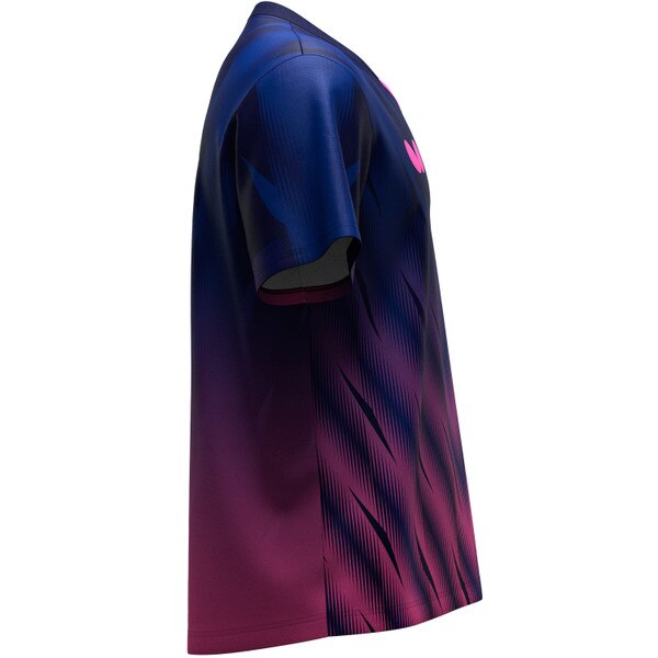 Butterfly Flazer Shirt - Navy - Right Side